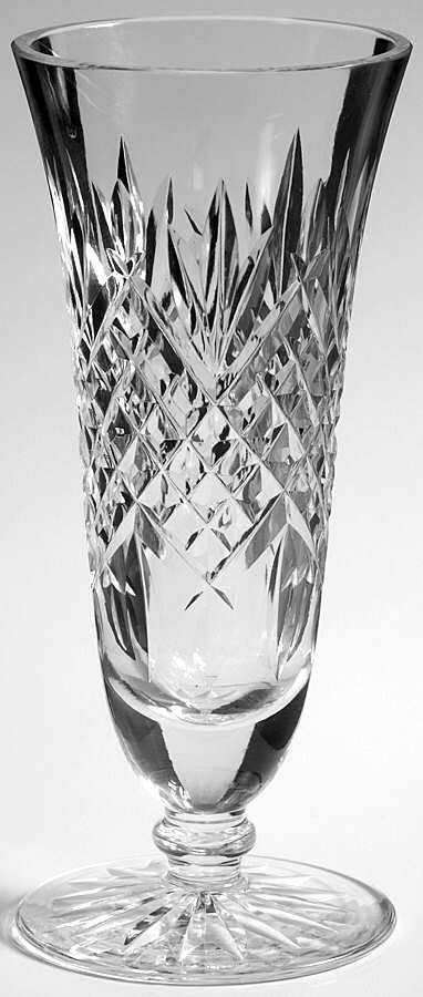 Ashbourne (Cut) 7" Footed Vase by Waterford Crystal-1
