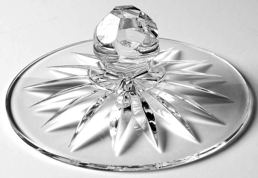Ashbourne (Cut) Lid for Biscuit Barrel by Waterford Crystal-1