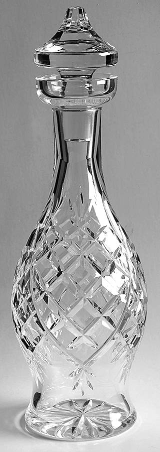 Avoca (Cut Base) Wine Decanter & Stopper by Waterford Crystal-1