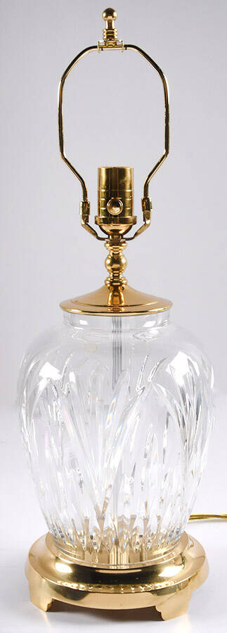 Ballylee 23" Electric Lamp Base by Waterford Crystal-1