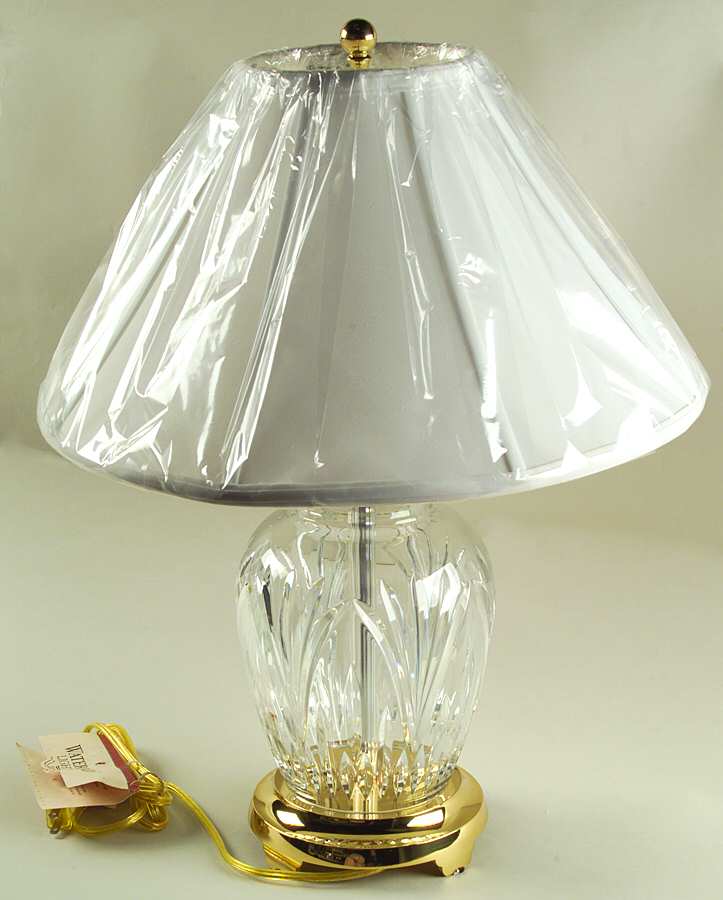 Ballylee 23" Electric Lamp & Shade by Waterford Crystal-1
