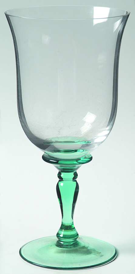 Bermuda Green Water Goblet by Waterford Crystal-1