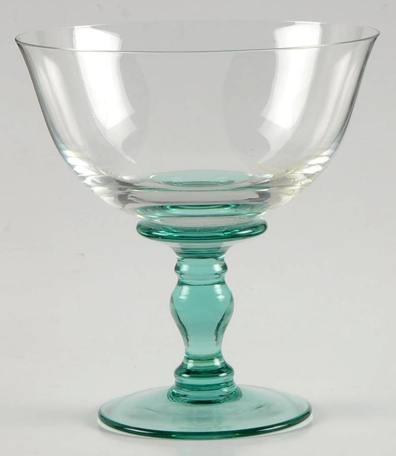 Bermuda Green Champagne/Tall Sherbet by Waterford Crystal-1