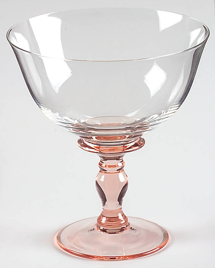 Bermuda Pink Champagne/Tall Sherbet by Waterford Crystal-1
