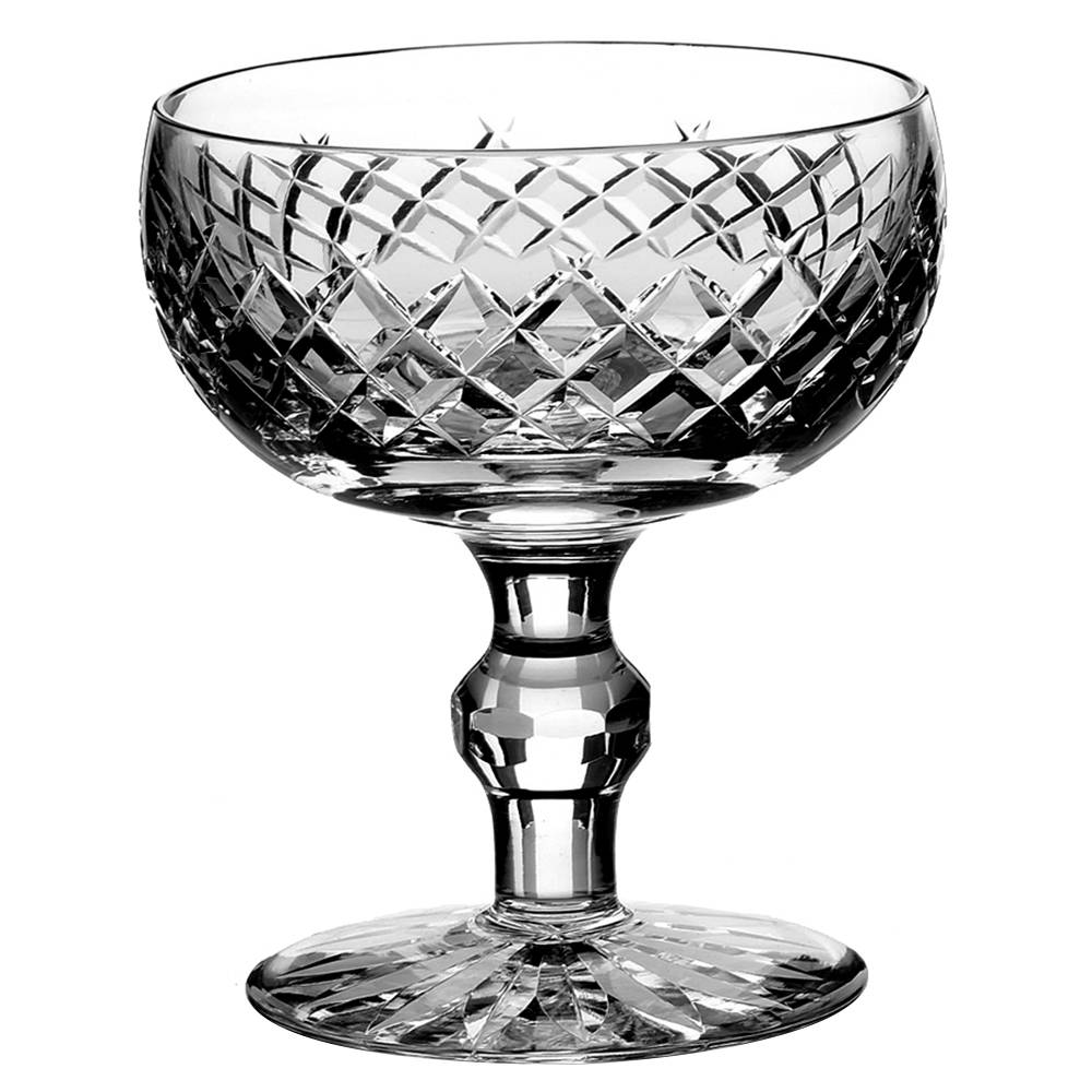 Boyne (Cut Foot) Champagne/Tall Sherbet by Waterford Crystal-1