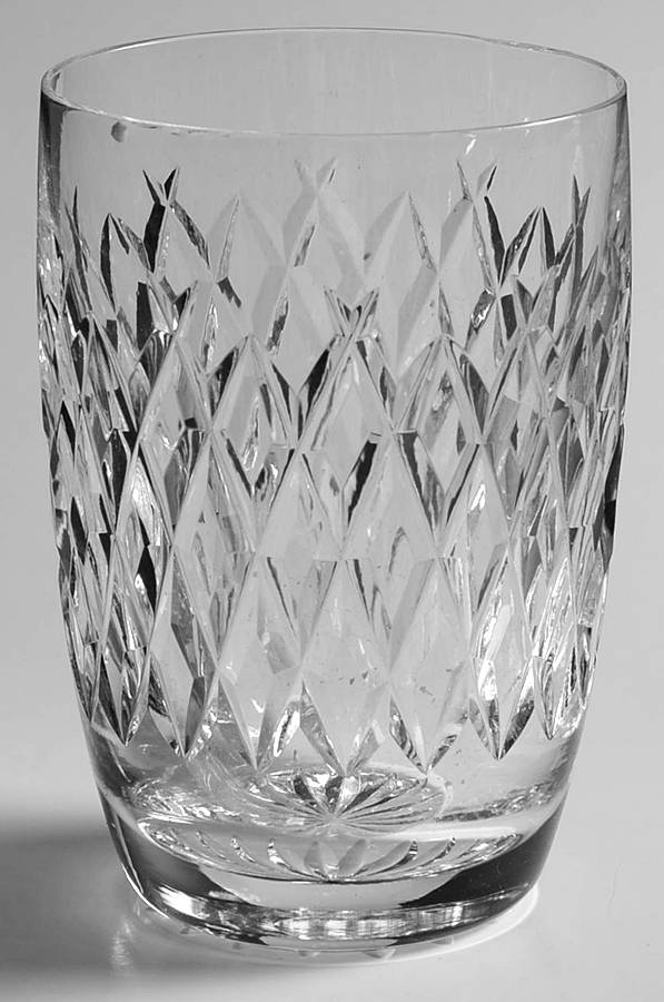 Boyne (Cut Foot) 10 Oz Flat Tumbler by Waterford Crystal-1