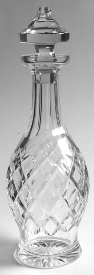 Boyne (Cut Foot) Decanter & Stopper by Waterford Crystal-1