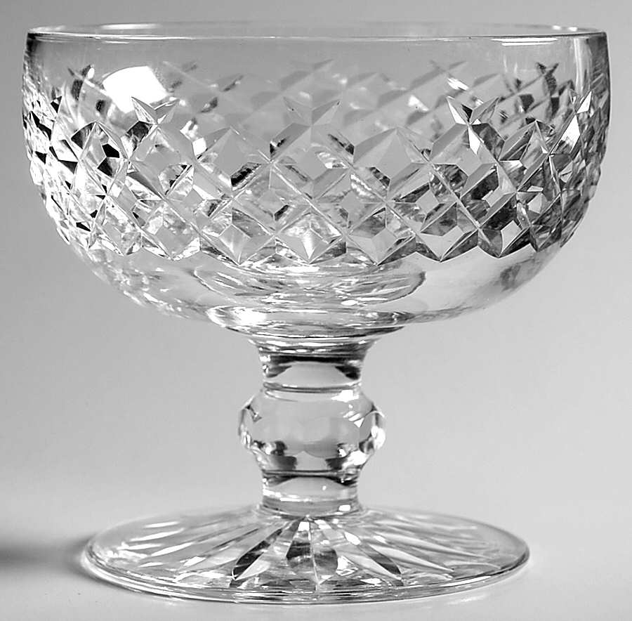 Boyne (Cut Foot) Low Sherbet by Waterford Crystal-1