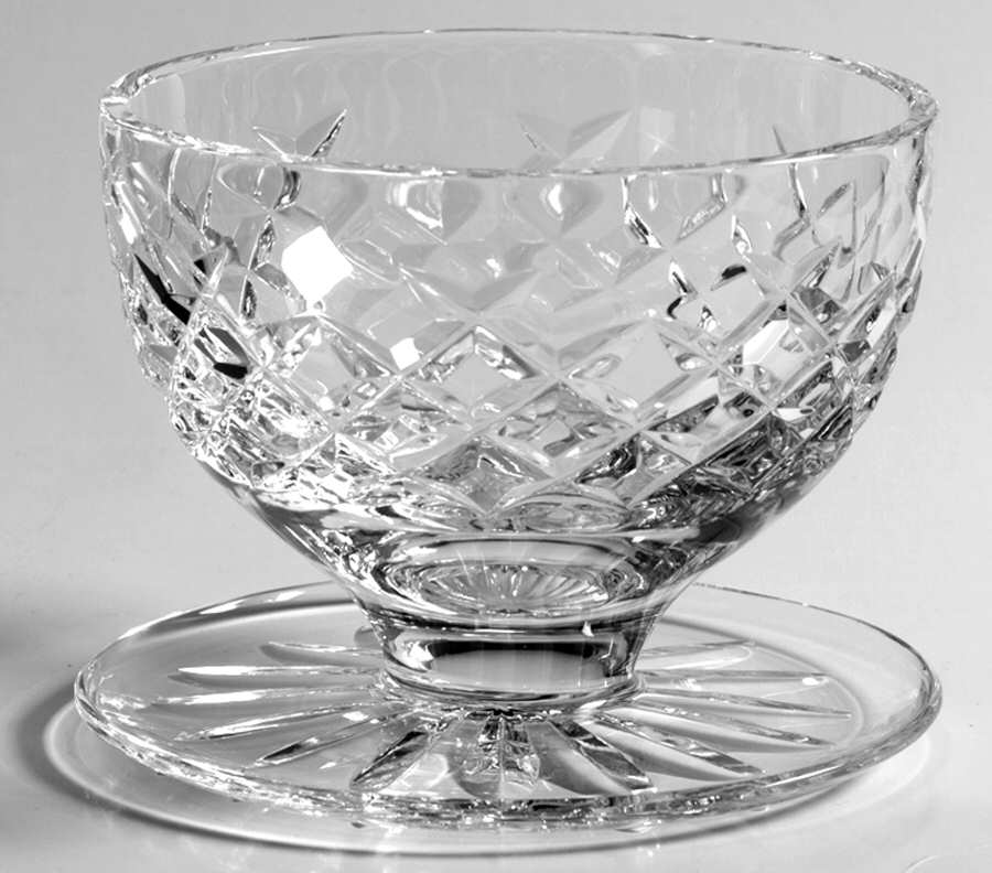 Boyne (Cut Foot) Footed Dessert by Waterford Crystal-1