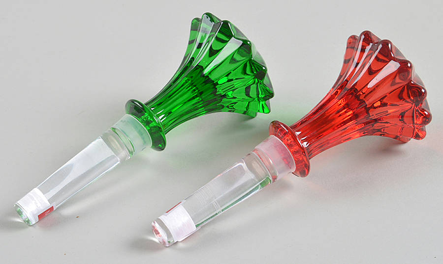 Brookside (Boxed Set of 2 Motifs) Wine Bottle Stoppers by Waterford Crystal-1