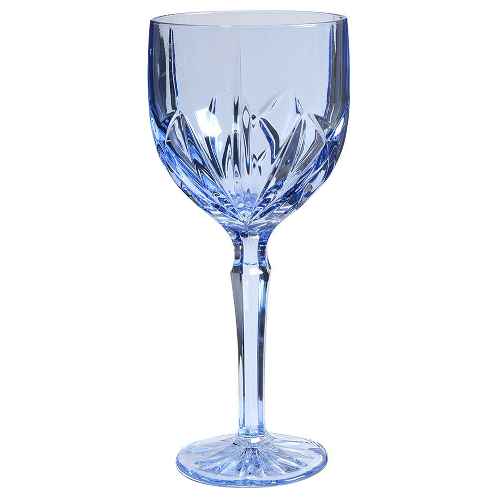 Brookside Blue Water Goblet by Waterford Crystal-1