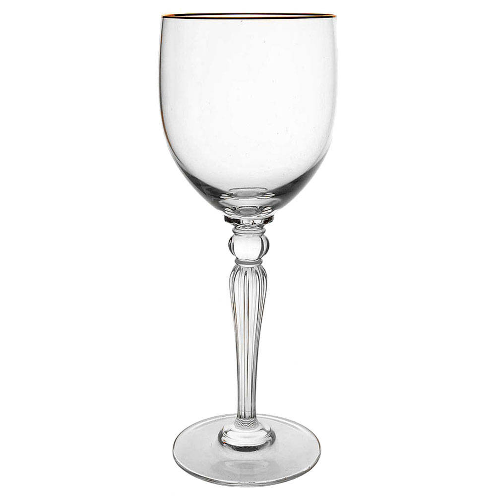 Carleton Gold Water Goblet by Waterford Crystal-1
