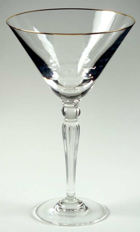 Carleton Gold Martini Glass by Waterford Crystal-1