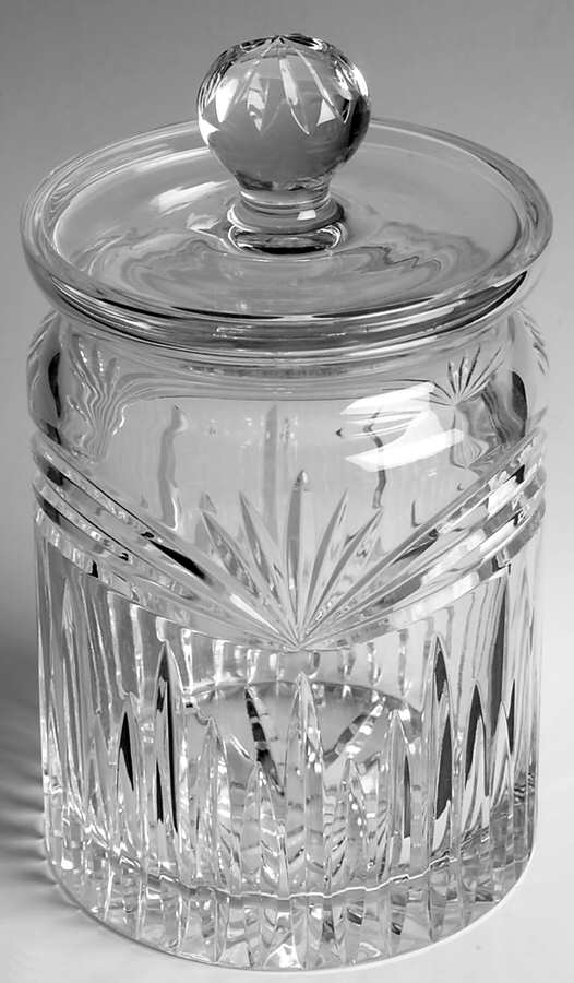 Calais Biscuit Barrel & Lid by Waterford Crystal-1