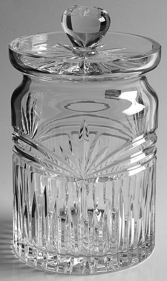Calais Cookie Jar & Lid by Waterford Crystal-1