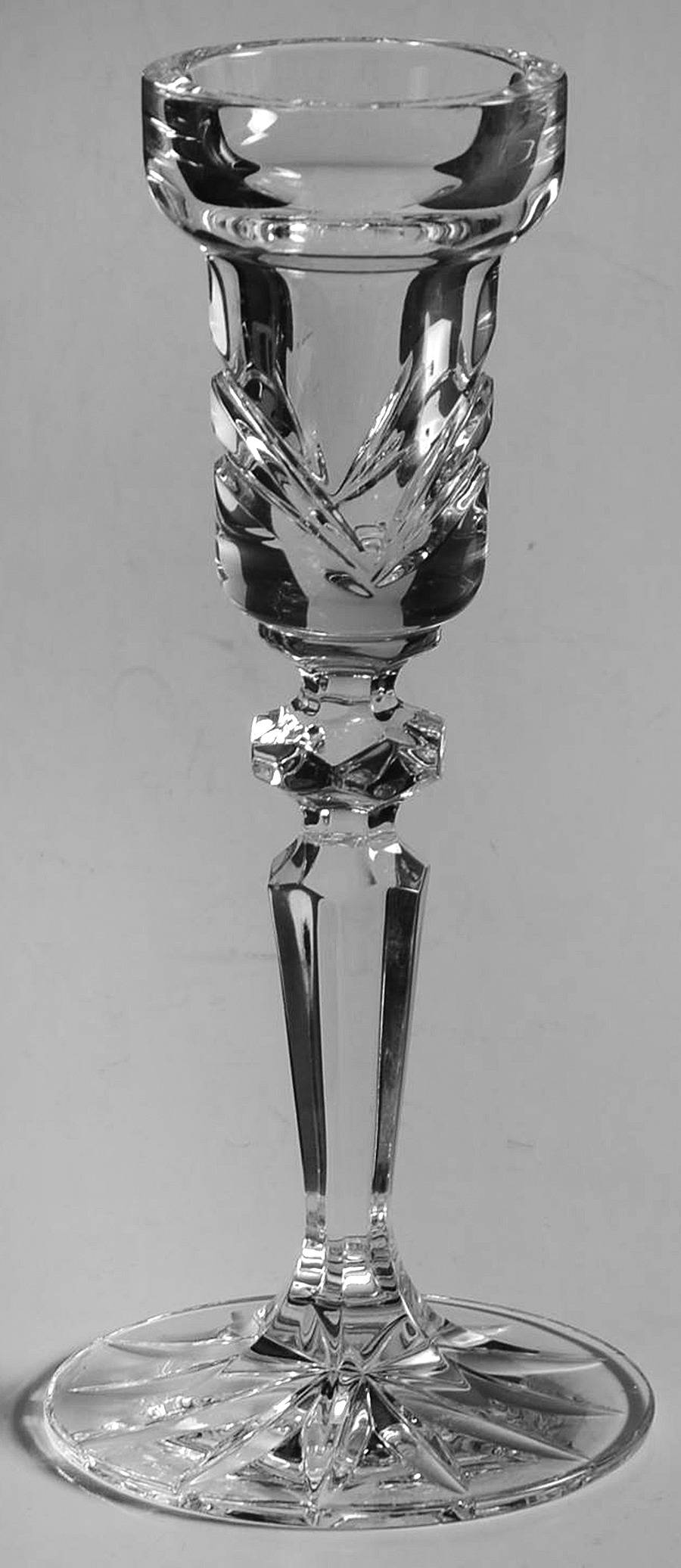Calais Set of 2 6" Single Candlestick by Waterford Crystal-1