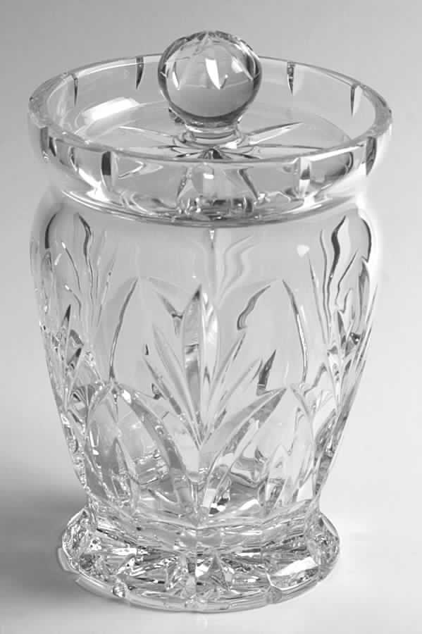 Canterbury Biscuit Barrel & Lid by Waterford Crystal-1
