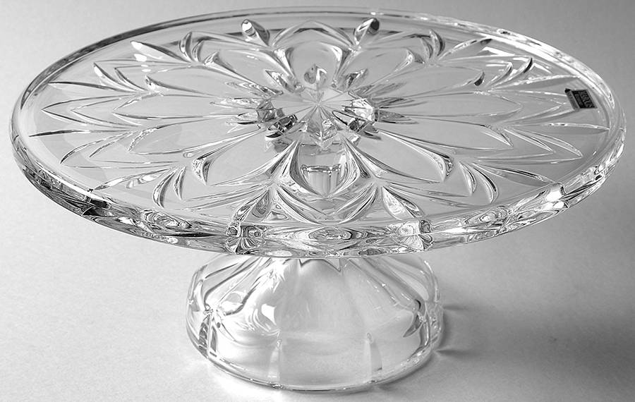Canterbury 11" Diameter Pedestal Cake Stand by Waterford Crystal-1