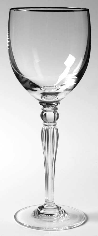 Carleton Platinum Wine Glass by Waterford Crystal-1