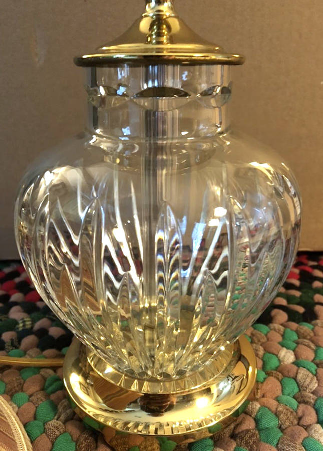 Carina 12" Electric Lamp Base by Waterford Crystal-1