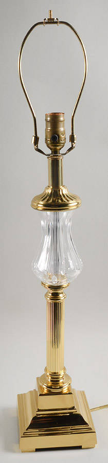 Carina 29" Electric Lamp Base by Waterford Crystal-1