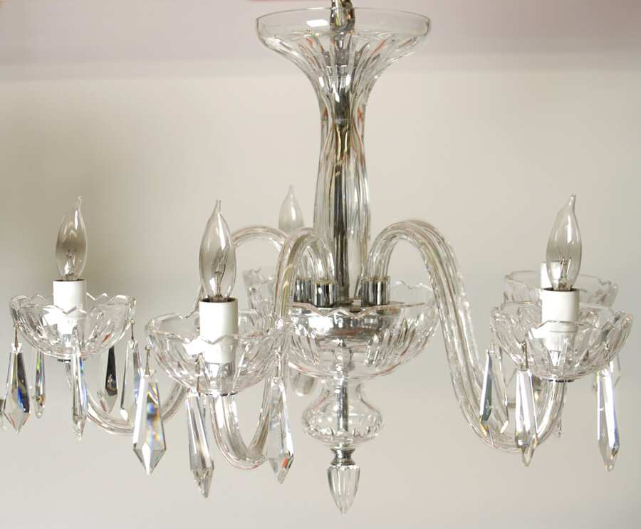 Carina 5 Arm Chandelier by Waterford Crystal-1