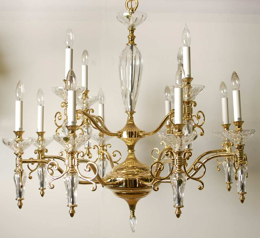 Carina 12 Arm Chandelier by Waterford Crystal-1
