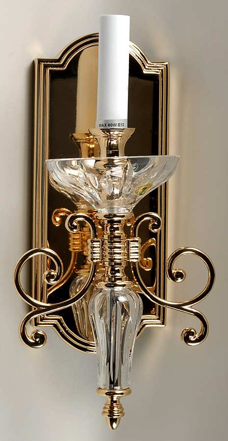 Carina 1 Arm Electric Wall Sconce by Waterford Crystal-1