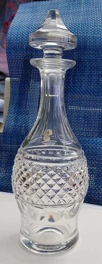 Cashel (No Cut Base) Decanter & Stopper by Waterford Crystal-1
