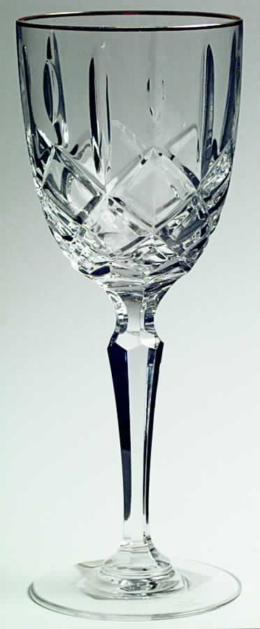 Chelsea (Gold Trim) Water Goblet by Waterford Crystal-1