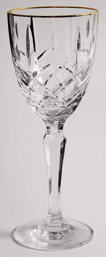 Chelsea (Gold Trim) Wine Glass by Waterford Crystal-1