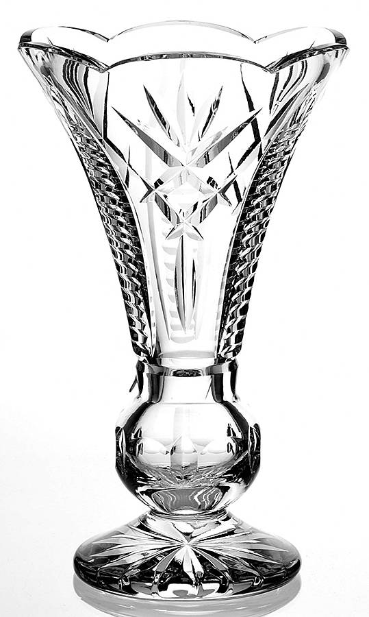 Clare (Cut) 8" Flower Vase by Waterford Crystal-1