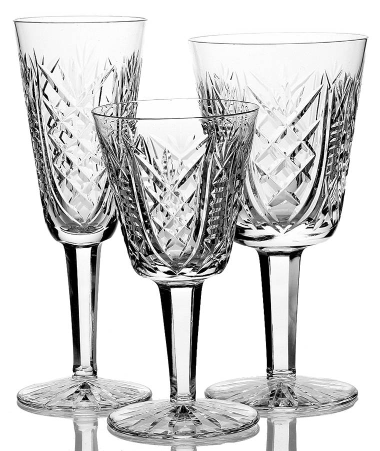Clare (Cut) 3 Piece Place Setting by Waterford Crystal-1