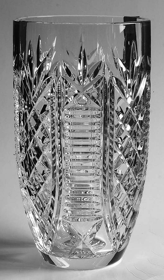 Clare (Cut) 10" Flower Vase by Waterford Crystal-1