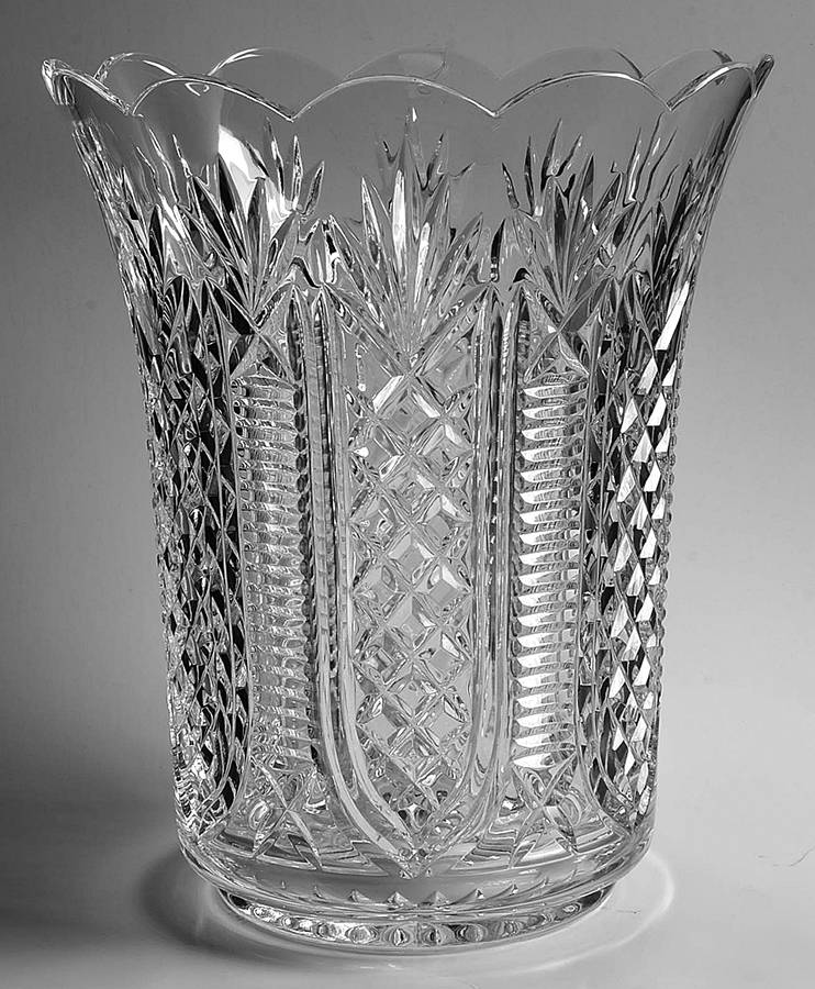 Clare (Cut) 12" Flared Vase by Waterford Crystal-1