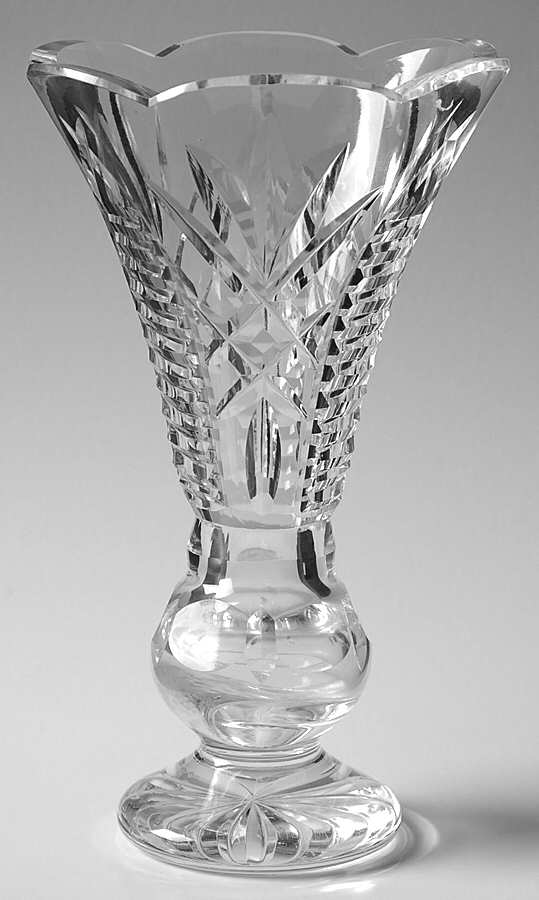 Clare (Cut) 8" Flower Vase by Waterford Crystal-1
