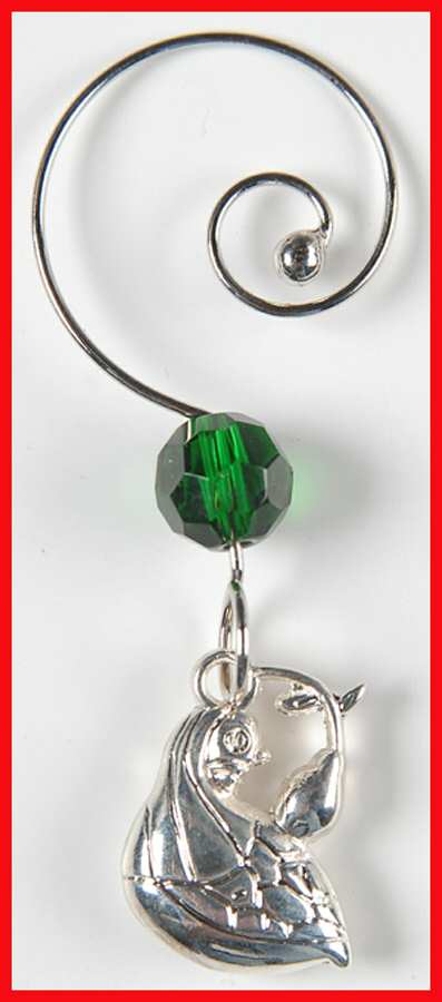 Clare (Cut) Twelve Days of Christmas Charm for Punch Glass by Waterford Crystal-1