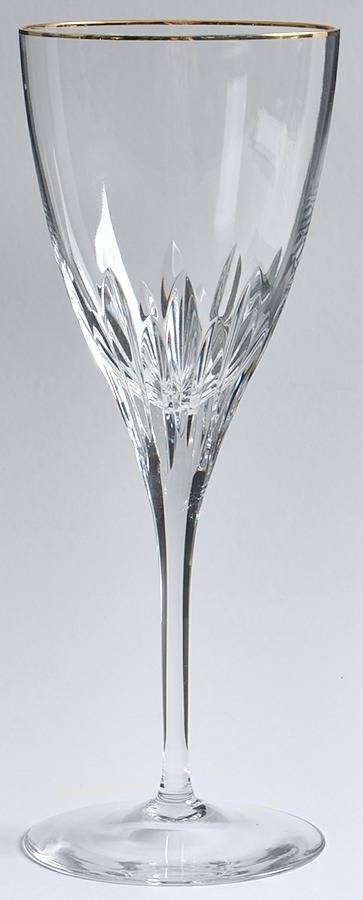 Claria Gold Water Goblet by Waterford Crystal-1