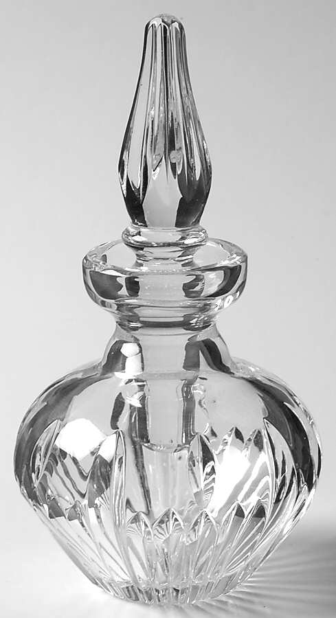 Claria Round Perfume Bottle & Stopper by Waterford Crystal-1