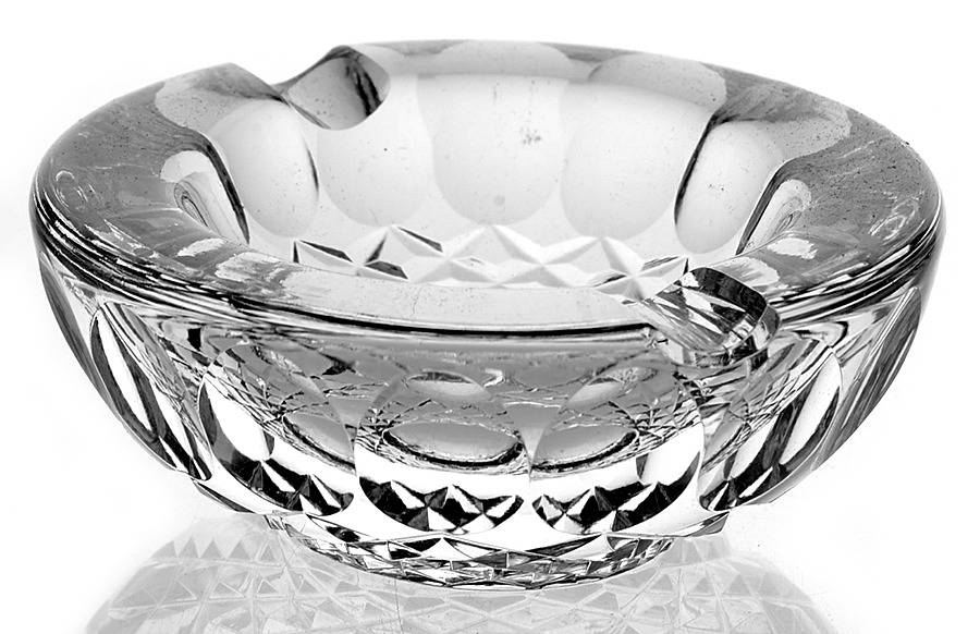 Colleen Short Stem (Cut) 3" Ashtray by Waterford Crystal-1