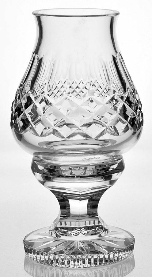 Colleen Short Stem (Cut) Hurricane Lamp & Globe by Waterford Crystal-1