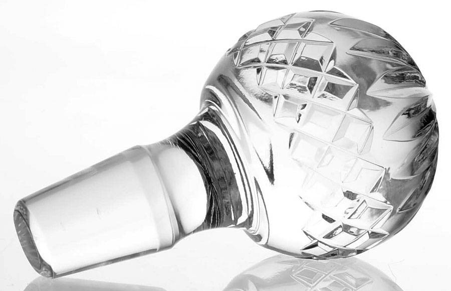 Colleen Short Stem (Cut) Stopper for Ships Decanter by Waterford Crystal-1