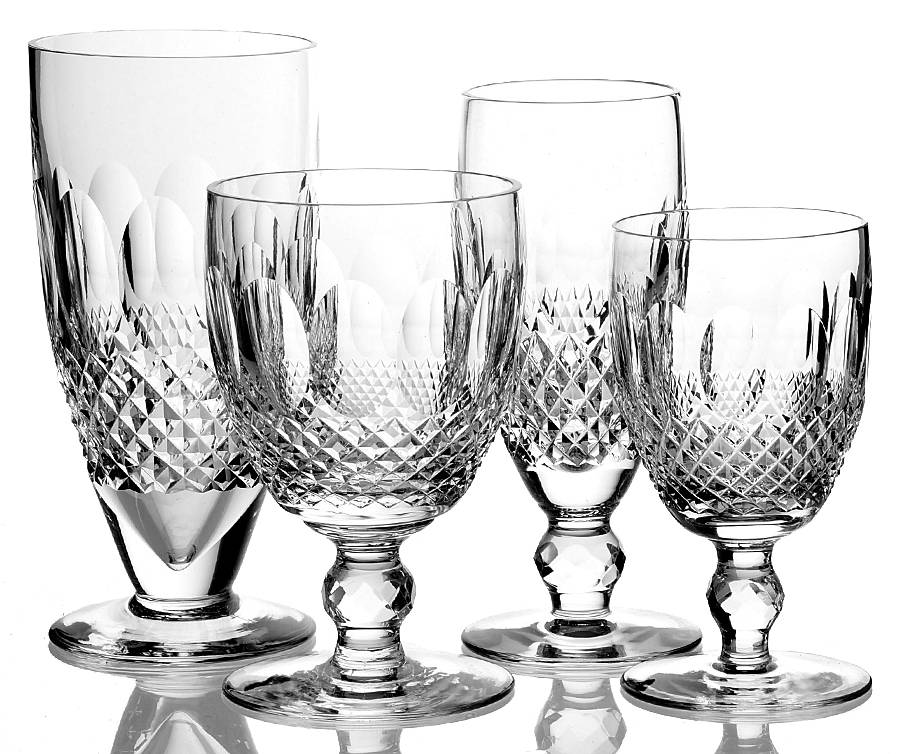 Colleen Short Stem (Cut) 32 Piece Estate Set by Waterford Crystal-1