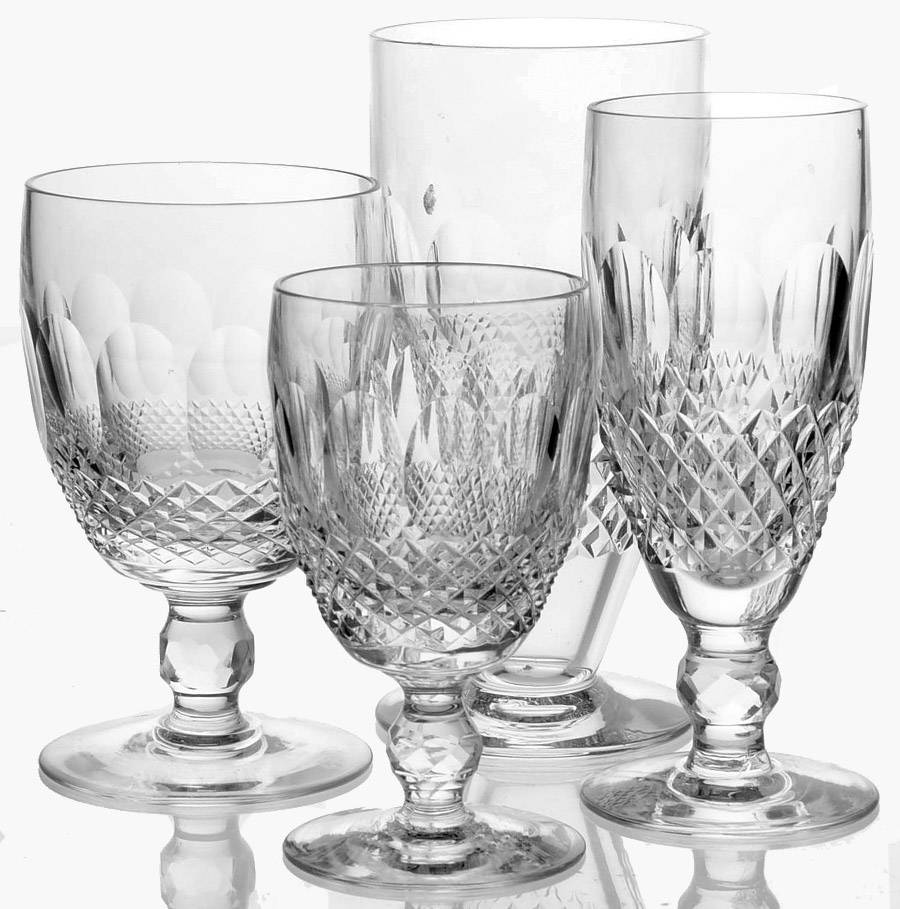 Colleen Short Stem (Cut) 4 Piece Place Setting by Waterford Crystal-1