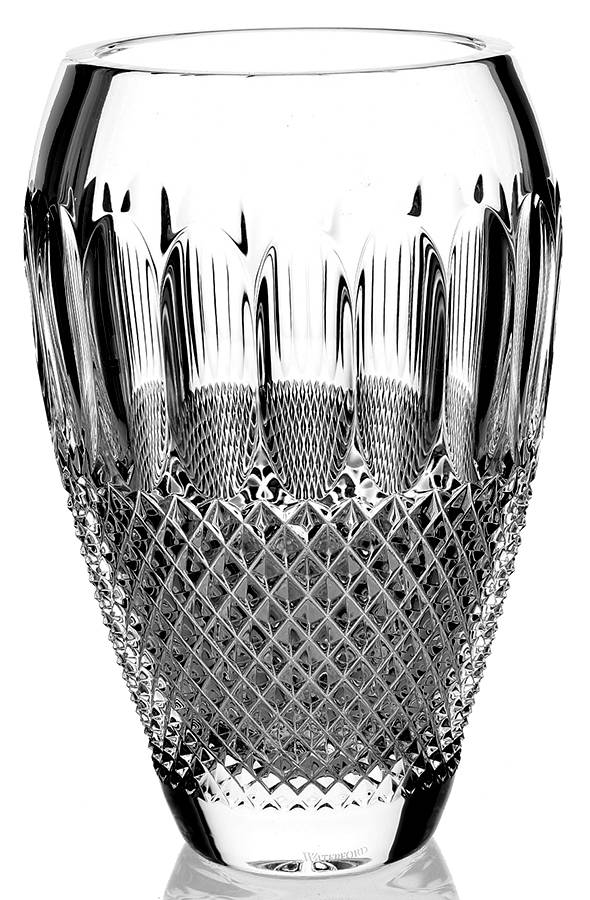 Colleen Short Stem (Cut) 8" Flower Vase by Waterford Crystal-1