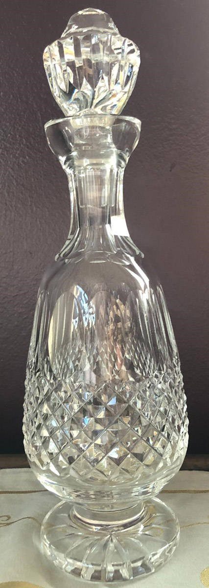 Colleen Short Stem (Cut) Brandy Decanter & Stopper by Waterford Crystal-1