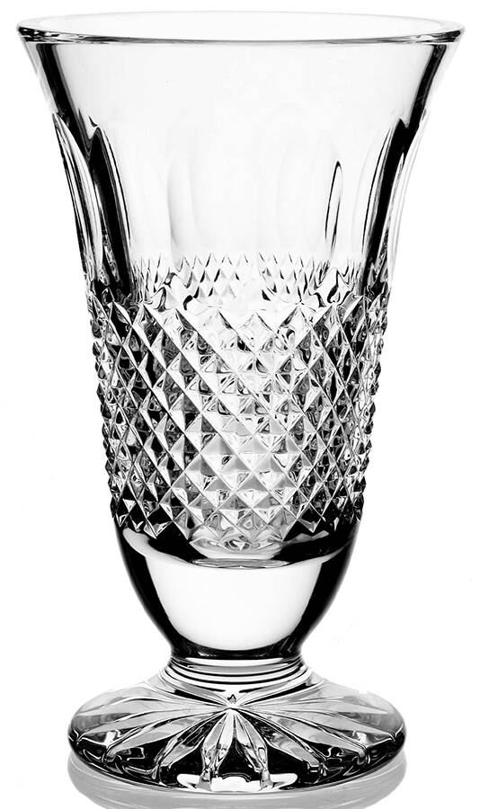 Colleen Short Stem (Cut) 8" Footed Vase by Waterford Crystal-1