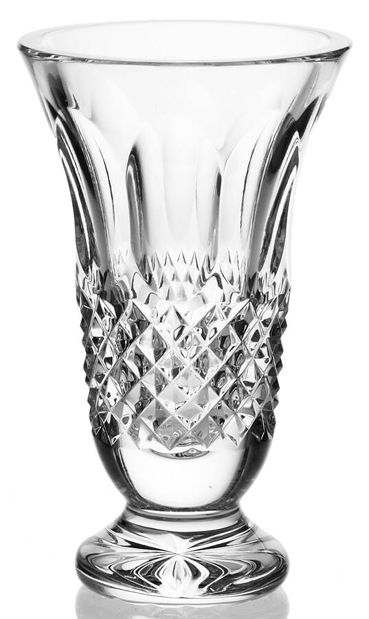 Colleen Short Stem (Cut) 4" Footed Vase by Waterford Crystal-1