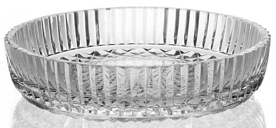 Colleen Short Stem (Cut) Round Open Butter Dish by Waterford Crystal-1