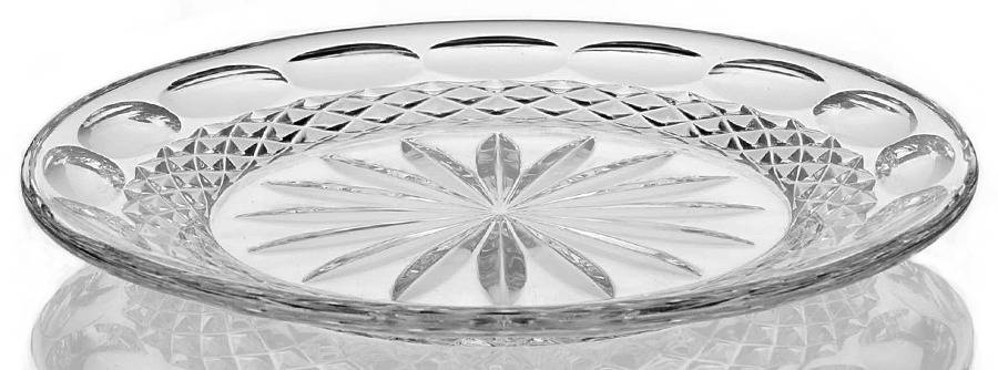 Colleen Short Stem (Cut) Accent Plate by Waterford Crystal-1